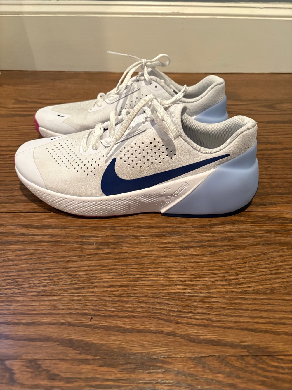 Nike Air Zoom TR 1 White- Aquarius- Blue Cross Training Shoe- DX9016 Men 11 - Picture 3 of 4
